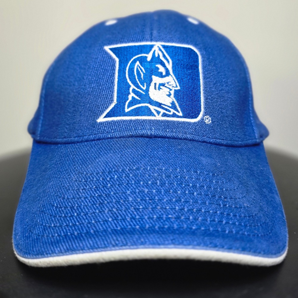 Duke University Blue Devils Y2K Vintage College Basketball Strapback Dad Hat